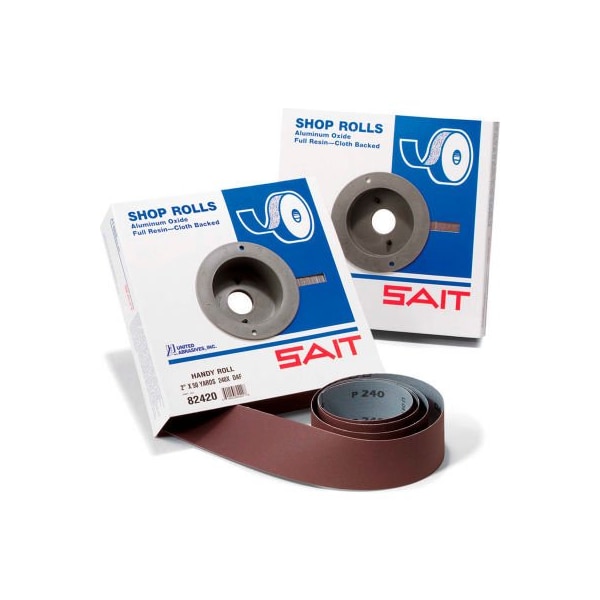 United Abrasives/Sait United Abrasives - Sait DA-F Shop Roll 1" x 50 Yds 100 Grit Handy Roll Aluminum Oxide 81005 - main